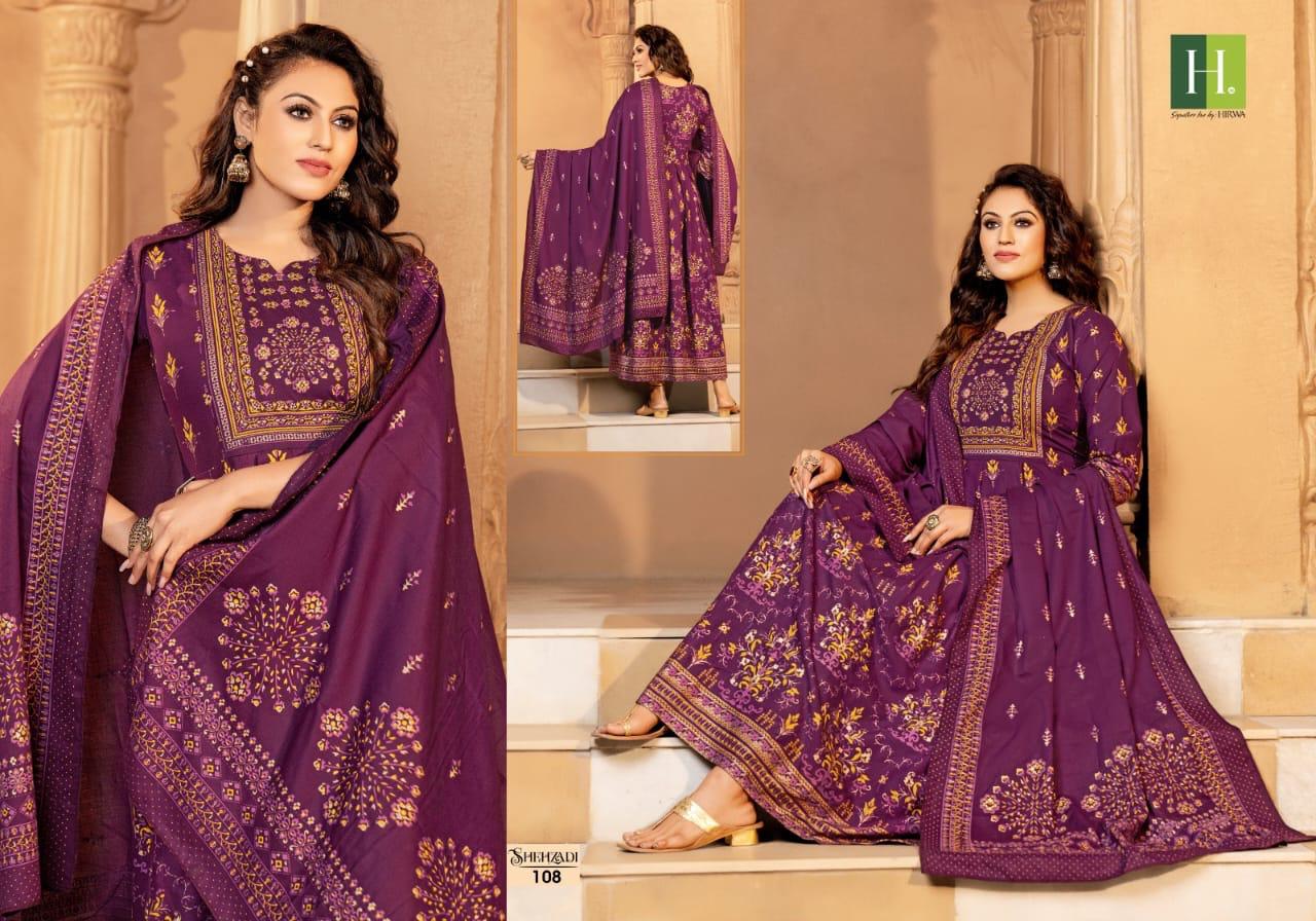 Hirwa Shehzadi Plus Size Wholesale Anarkali Kurti With Dupatta Catalog